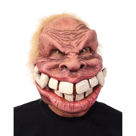 ZAGONE Myles of Smiles Monster Mask for Adult with a Large Grin  Teeth Beige One Size ML1001